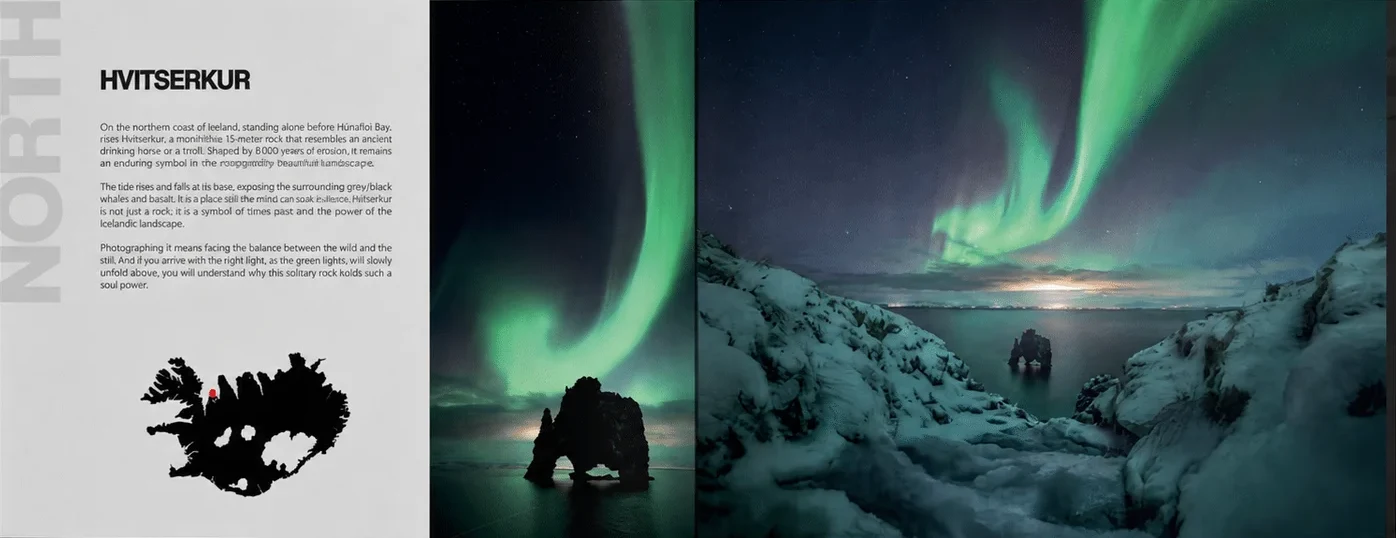 Páginas del libro: Hvítserkur