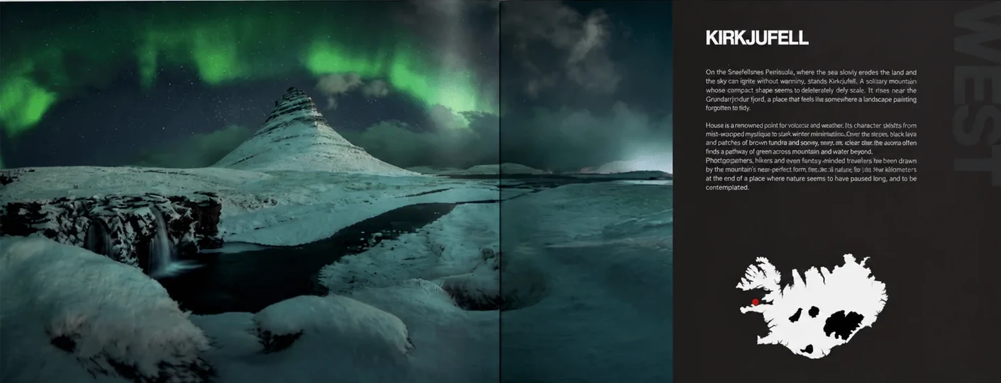 Páginas del libro: Kirkjufell