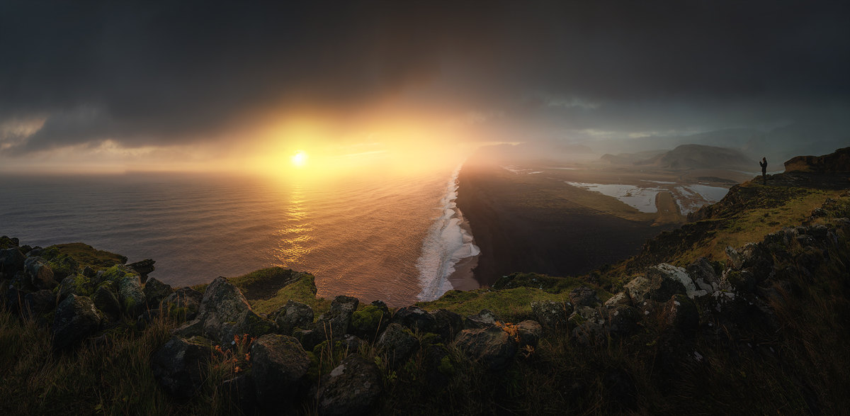 Atardecer en Dyrhólaey