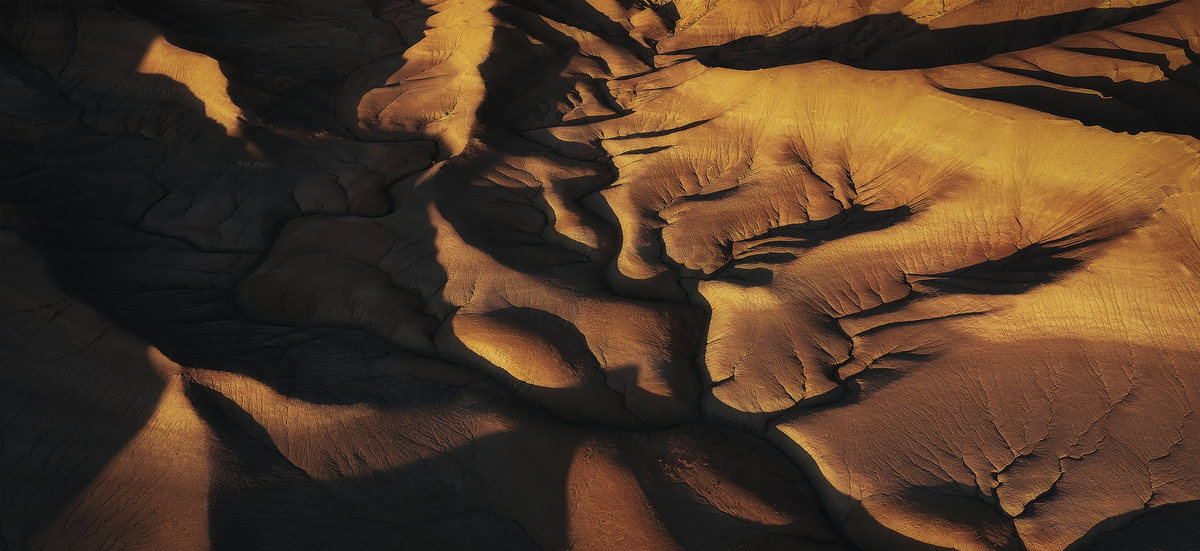 Badlands al atardecer
