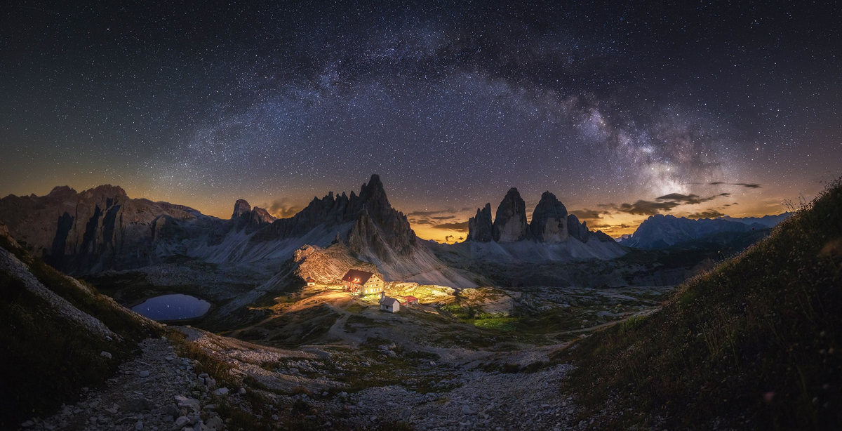 Tre Cime de noche